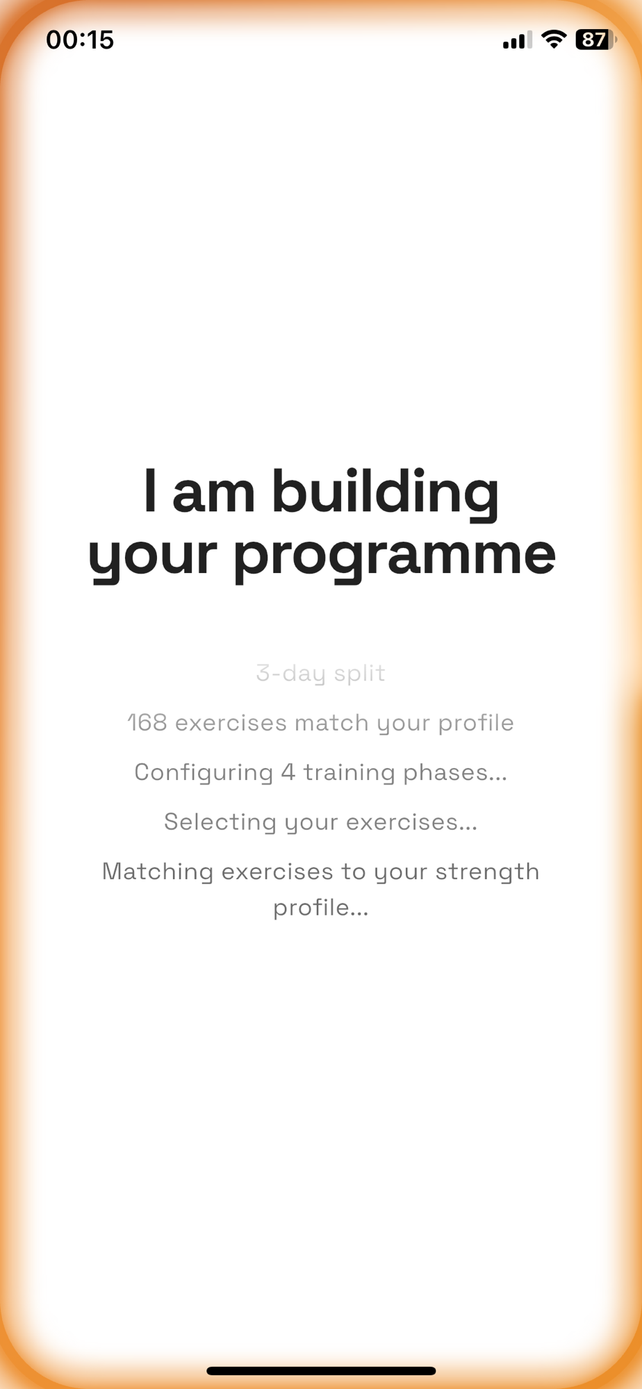 Building your programme