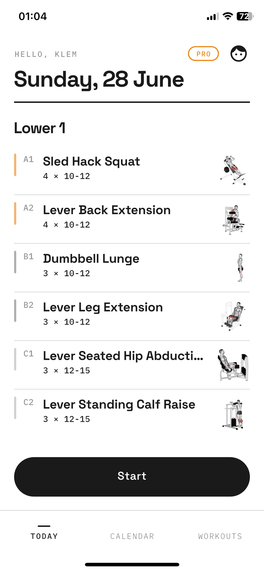 Your session for today